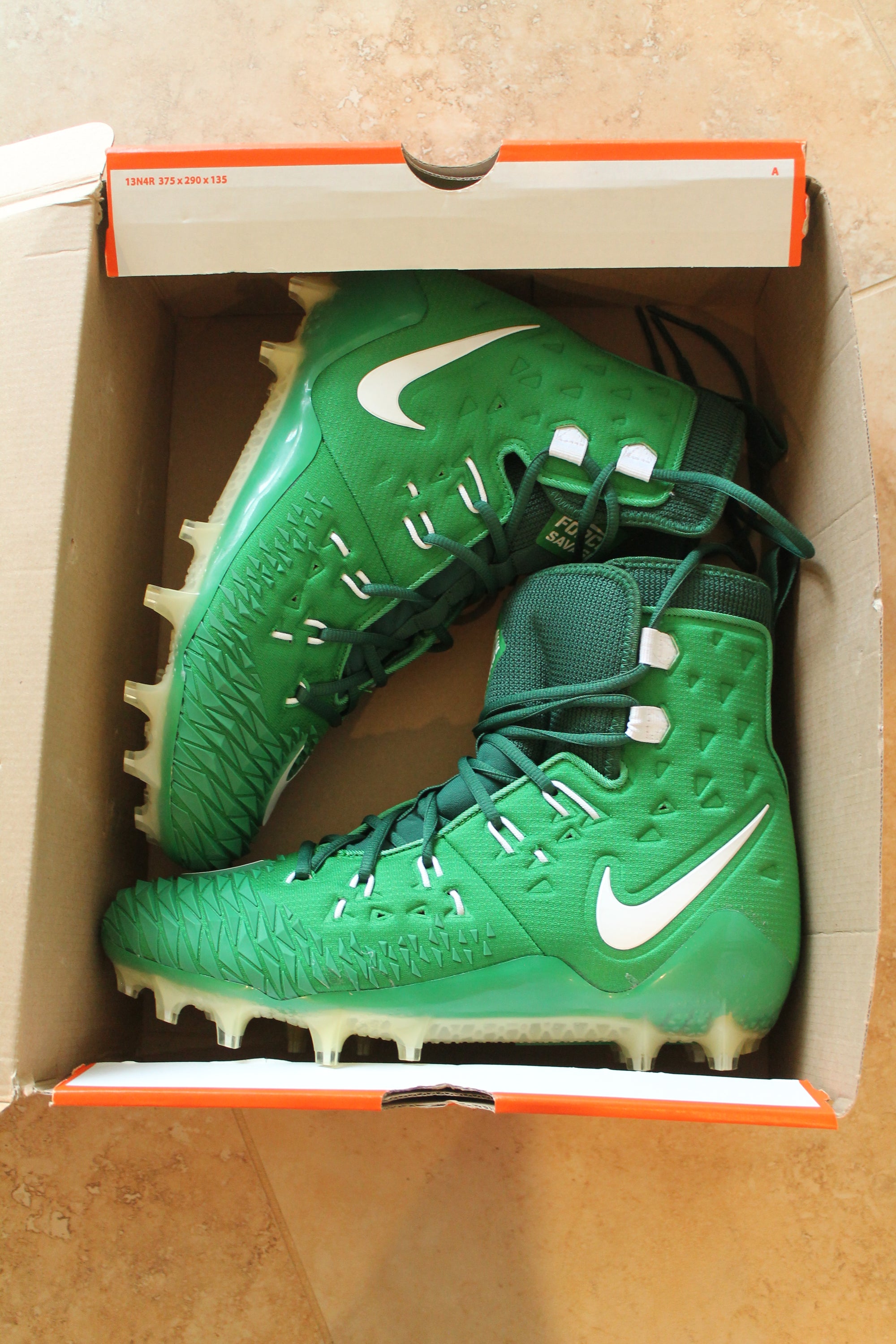 NIKE FORCE SAVAGE ELITE TD FOOTBALL CLEATS -  SIZE 10.5 (Sale)