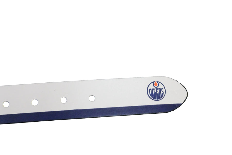 NHL Edmonton Oilers Men's Old Time Hockey Hyde Leather Reversible Belt