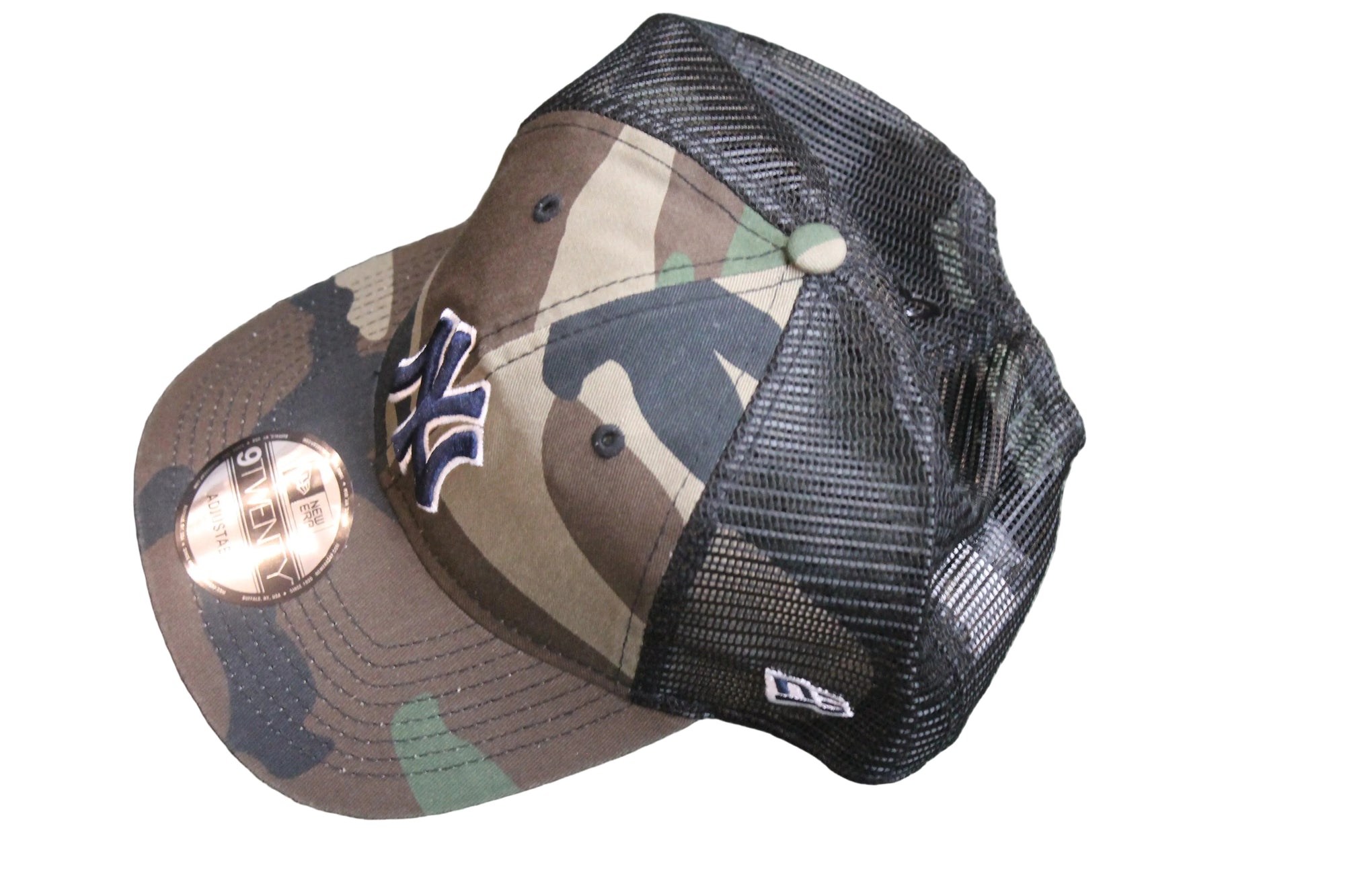 MLB New York Yankees New Era Trucker Camo Snapback hat