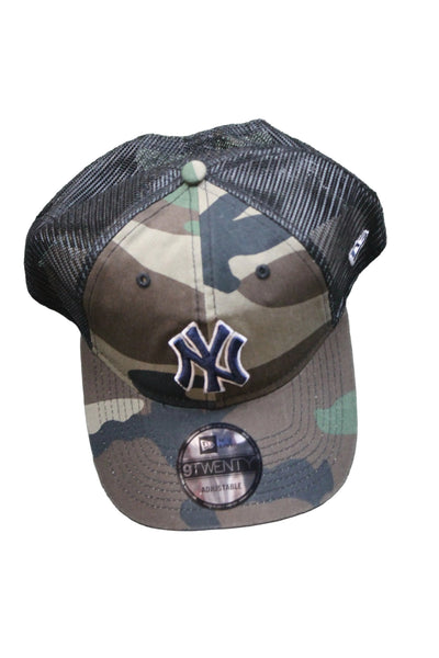 MLB New York Yankees New Era Trucker Camo Snapback hat