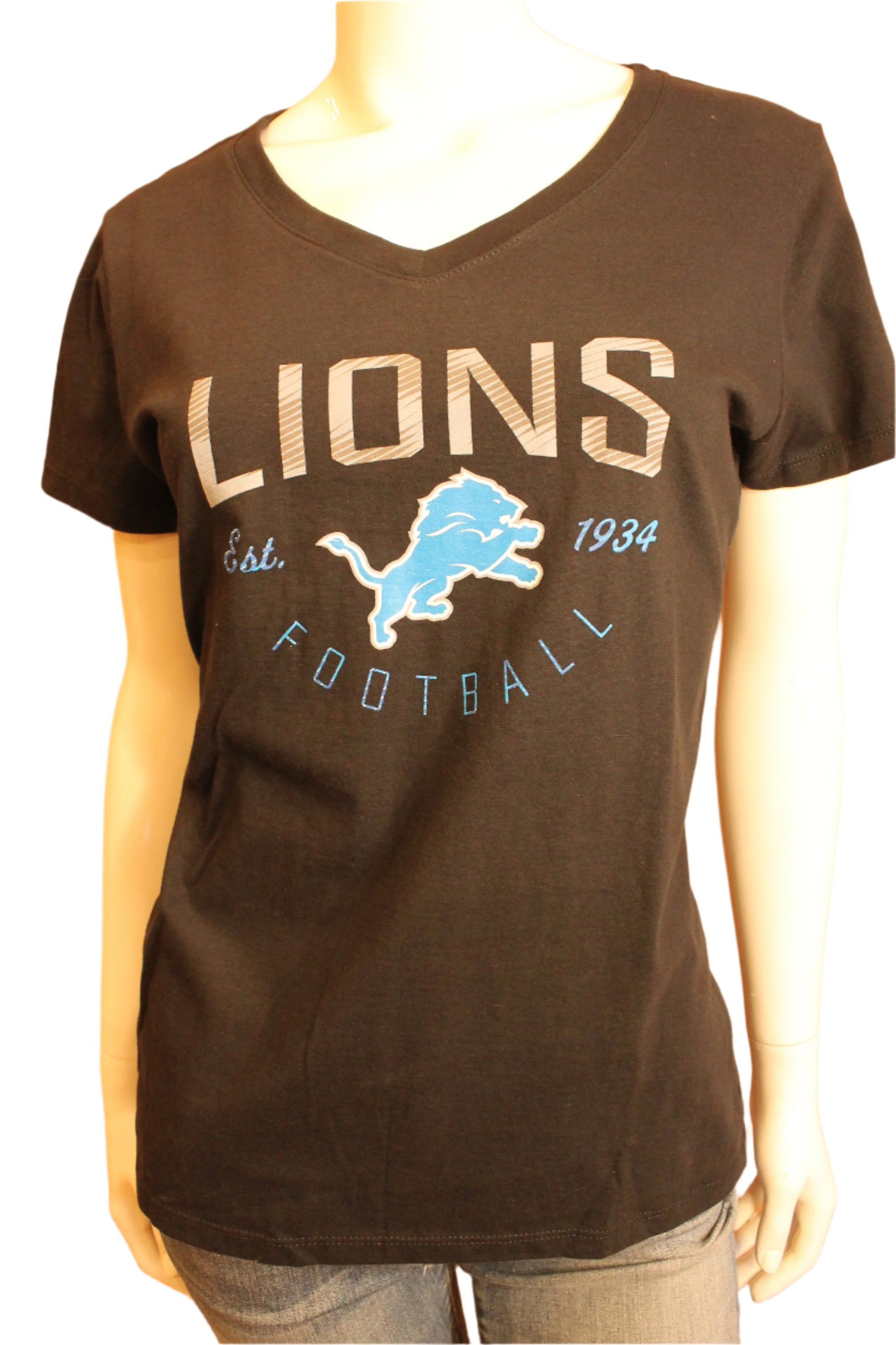 NFL Detroit Lions Womens Fanatics Tee (Black) - online only