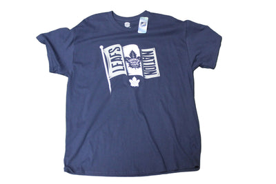 NHL - Men's Toronto Maple Leafs Flag T-Shirt - Blue