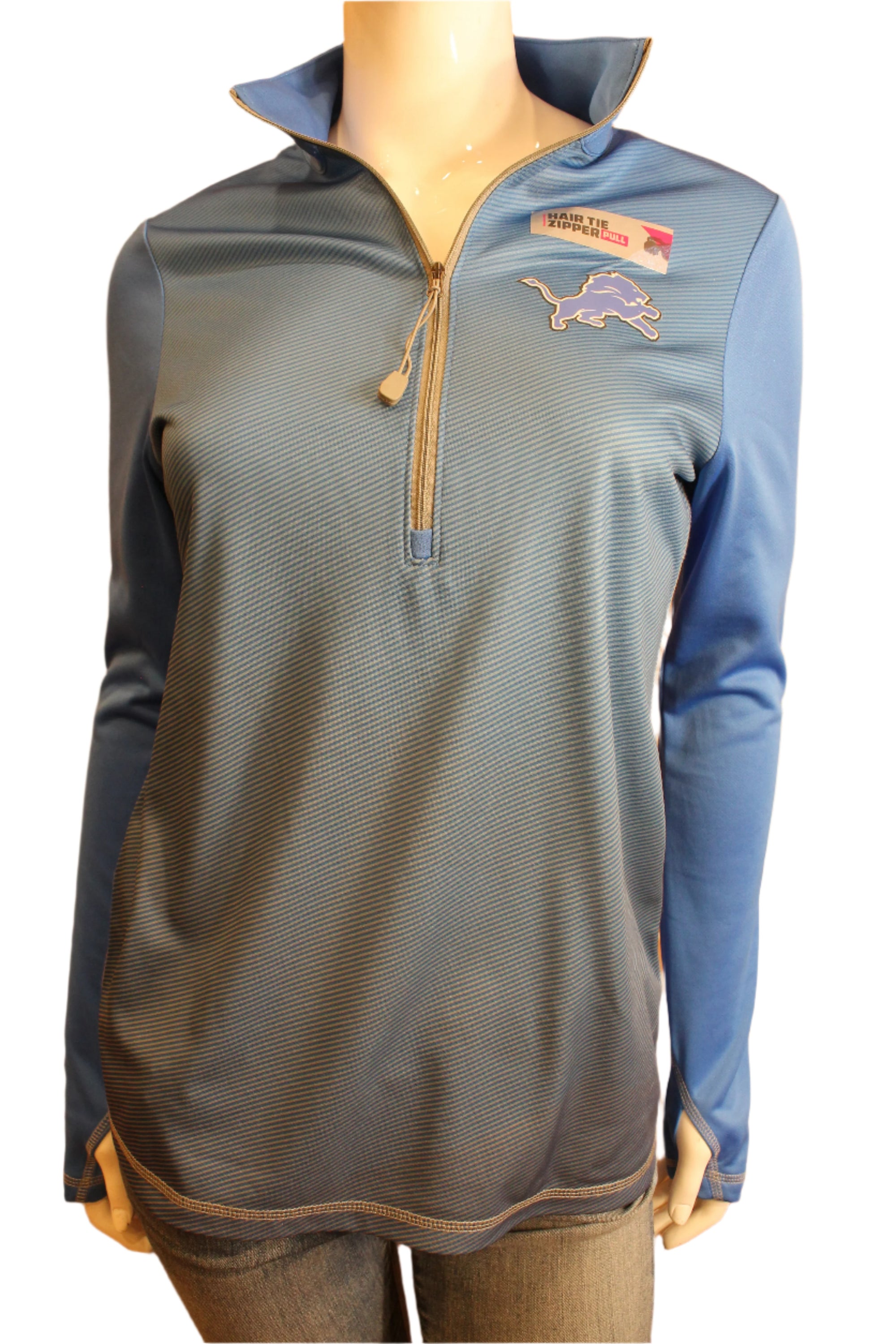 NFL Detroit Lions Womens  S   1/4 Zip Pullover - online only
