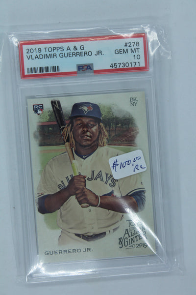 Vladimir Guerrero Jr. 2019 Topps Allen & Ginter's Rookie Card #278 - GEM MT 10