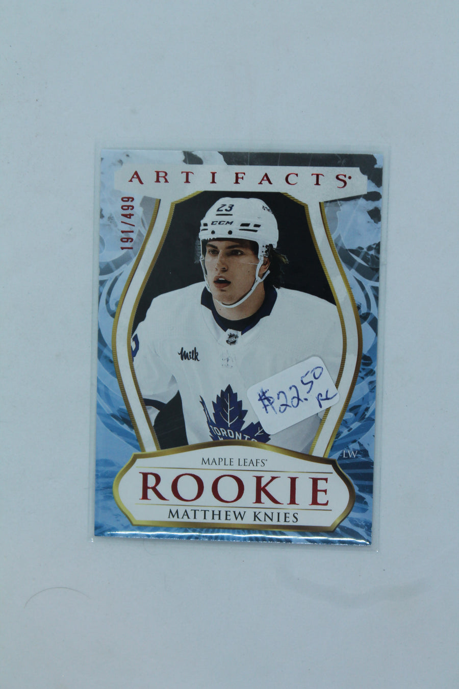 Matthew Knies 2023-24 Upper Deck Artifacts Ruby Rookie Card #199/499