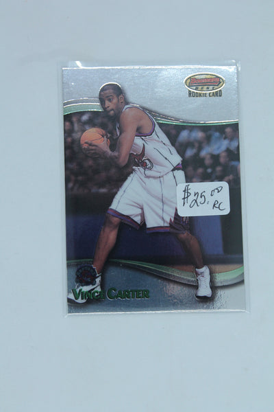 Vince Carter 1998-99 Bowman's Best Rookie Card