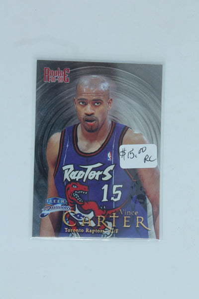 Vince Carter 1998-99 Fleer Brilliants Rookie Card
