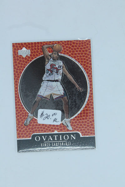 Vince Carter 1998-99 Upper Deck Ovation Rookie Card