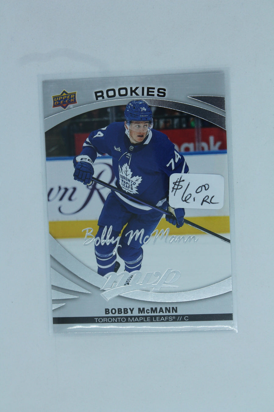 Bobby McMann 2023-24 UD MVP Silver Script SP Rookies Rookie Card