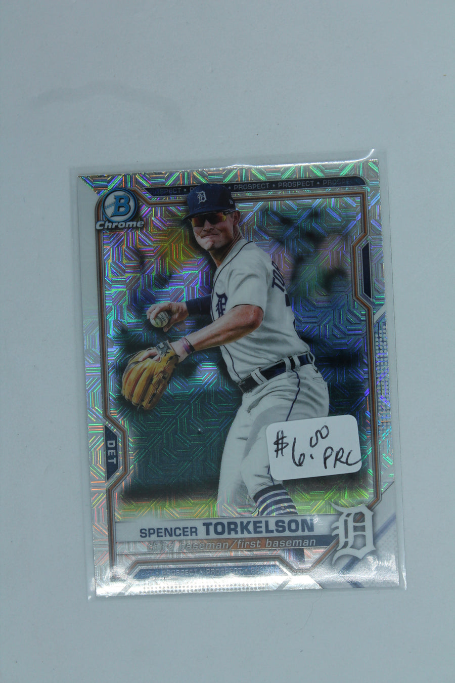 Spencer Torkelson  2021 Bowman - Chrome Prospects Mega Box Mojo Refractor #BCP-187.1 PRC