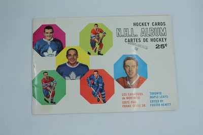 1961-62 York Peanut Butter Hockey Cards NHL Album