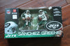 NFL New York Jets Sanchez & Green 2 Pack MacFarlane Figures - Box Wear - 2010