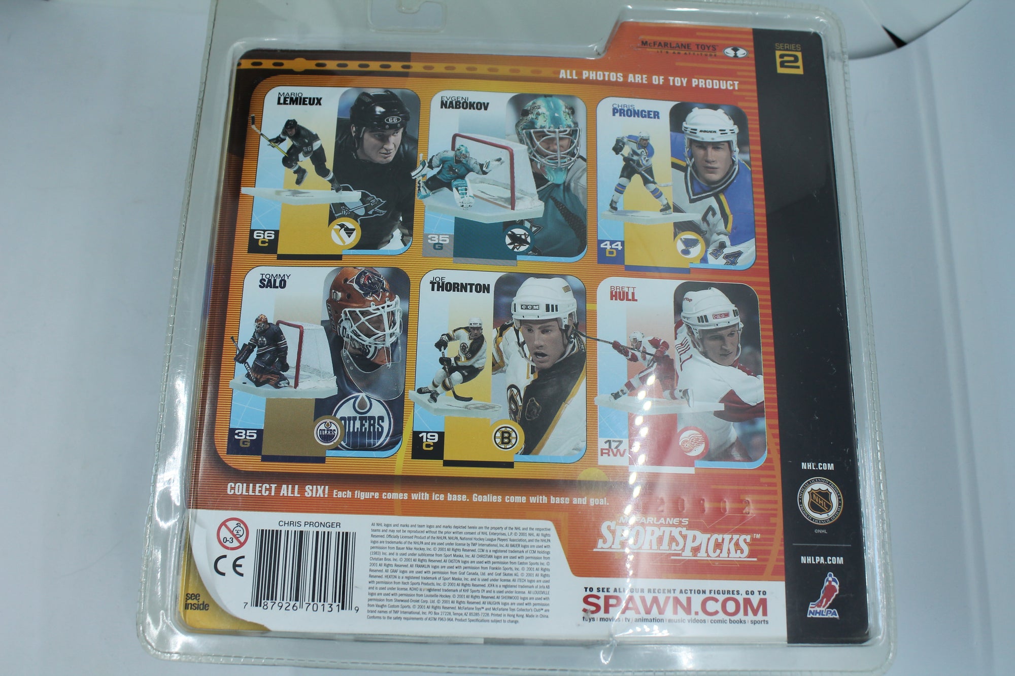 Chris Pronger - St. Louis Blues 2001 McFarlane Toys NHL Sport Picks Series 2 Action Figure - Sale