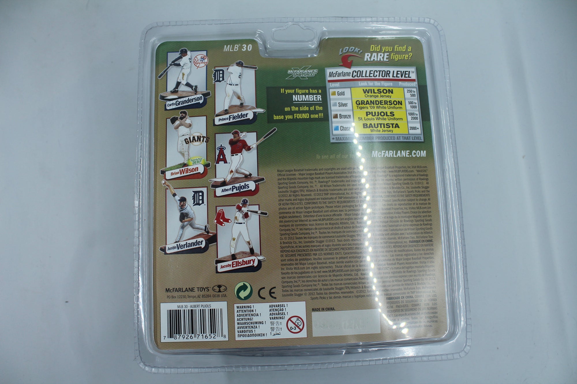 Albert Pujols Bronze Mcfarlane - MLB 30 #379/2000 (2012)