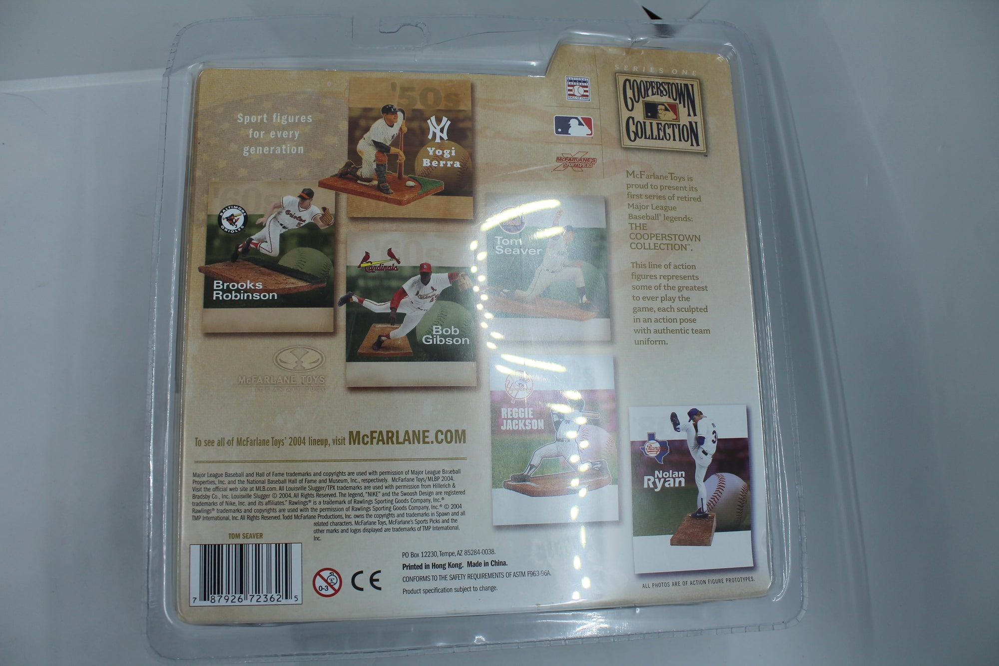 Tom Seaver Cooperstown Collection Series 1 Variant Mcfarlane - (2004) - New York Mets