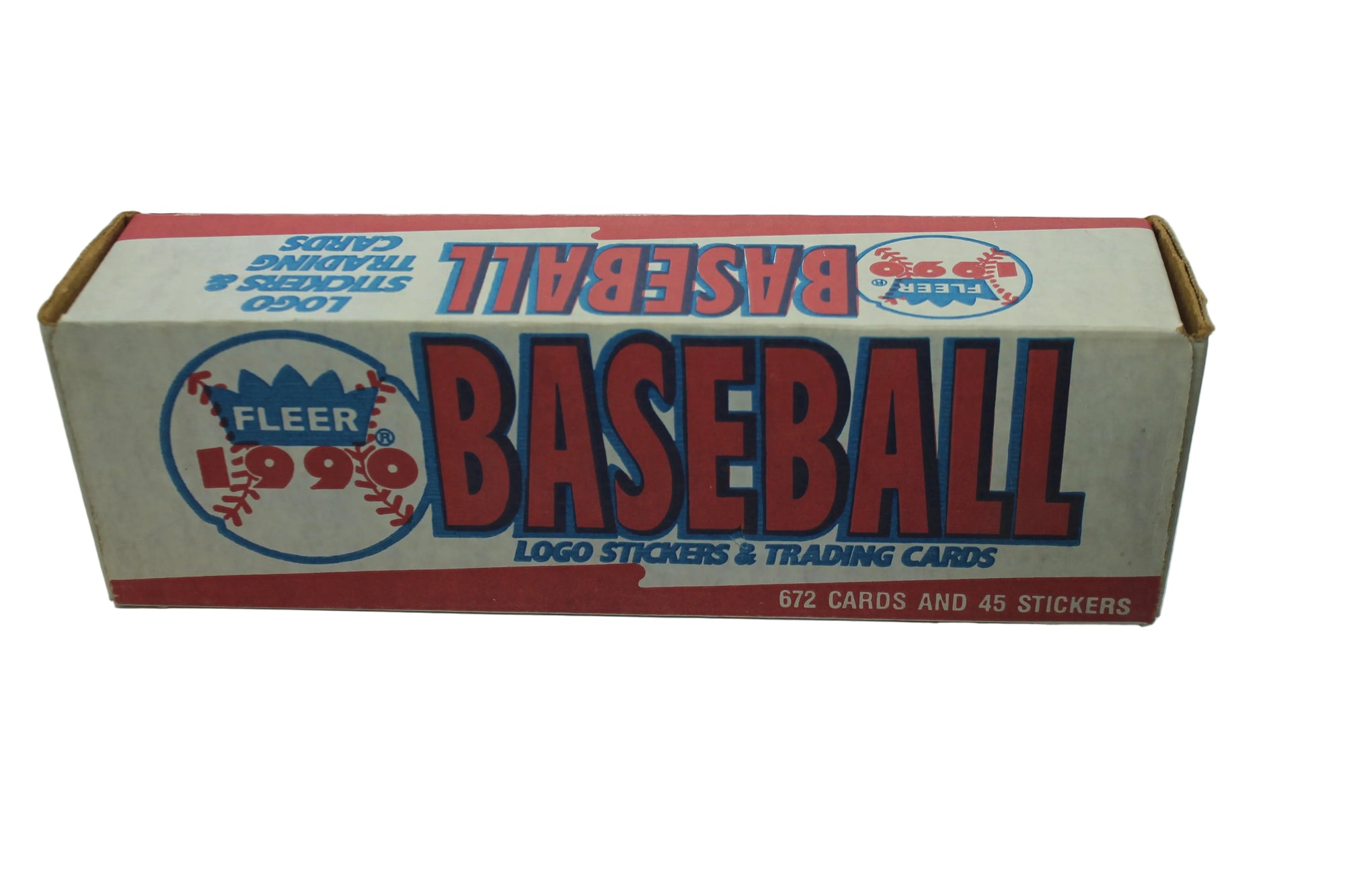 1990 Fleer Baseball Factory Sealed Complete Set of 672 Cards w/ 45 Logo Stickers