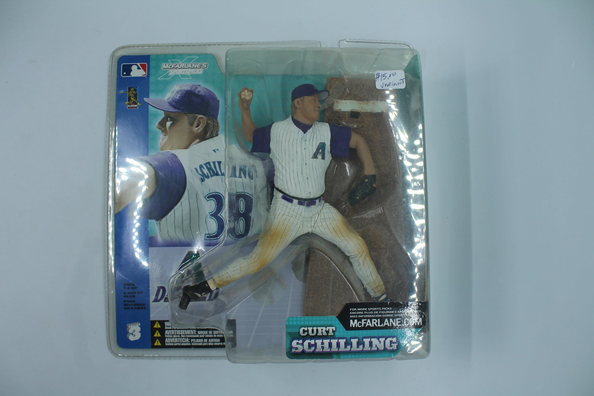 Curt Schilling 2002 McFarlane Variant Toys MLB Sport Picks Series MLB 3 Action Figure