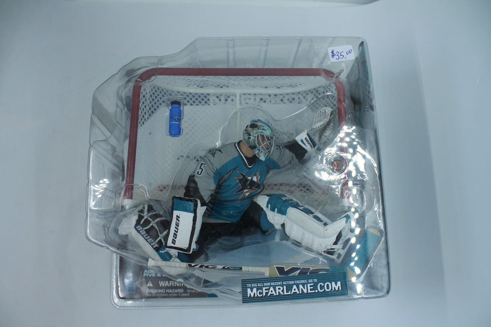 Evgeni Nabokov McFarlane Series 2 - 6" Action Figure - San Jose Sharks 2001