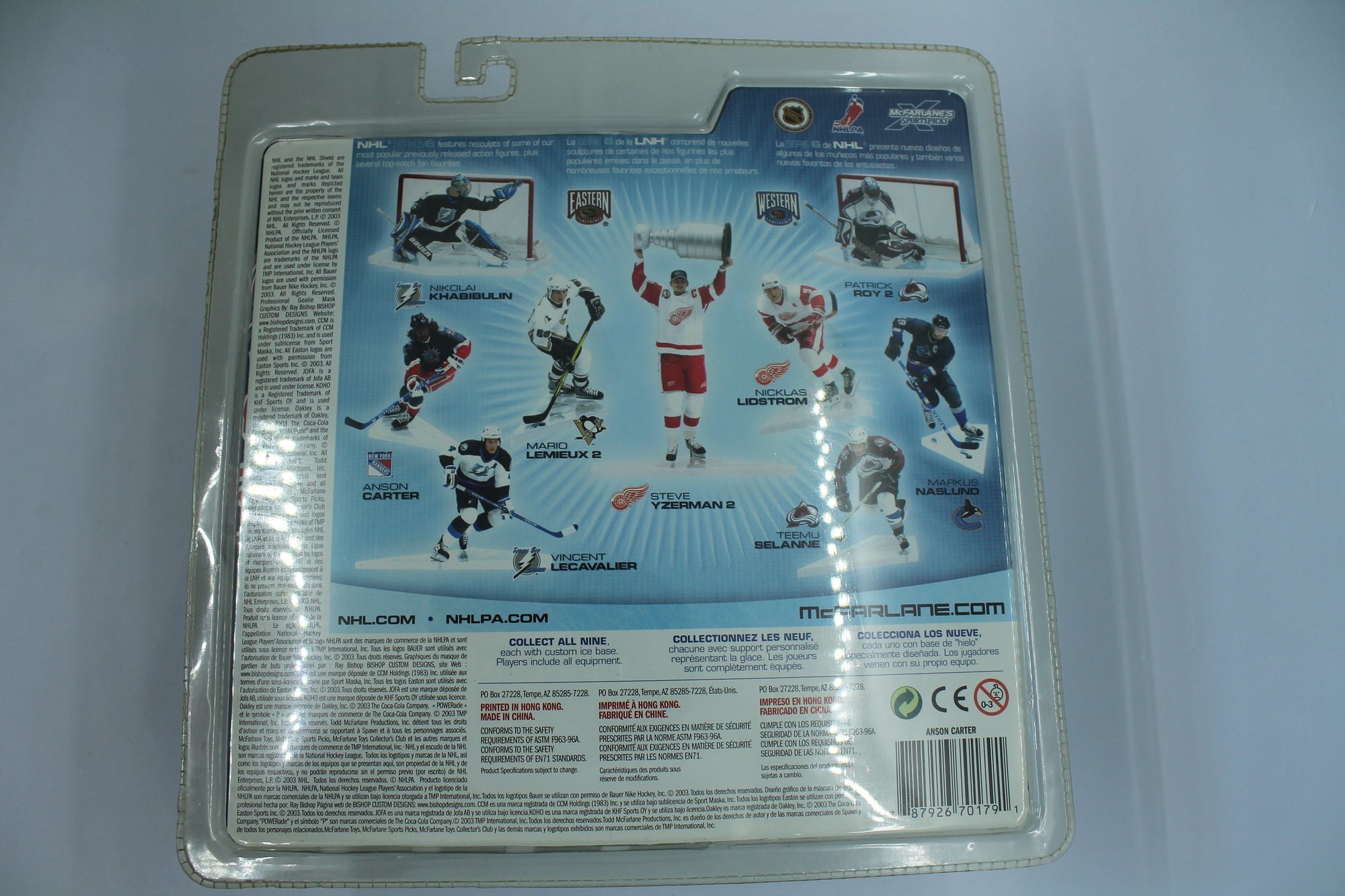 Anson Carter Mcfarlane Series 6 - New York Rangers