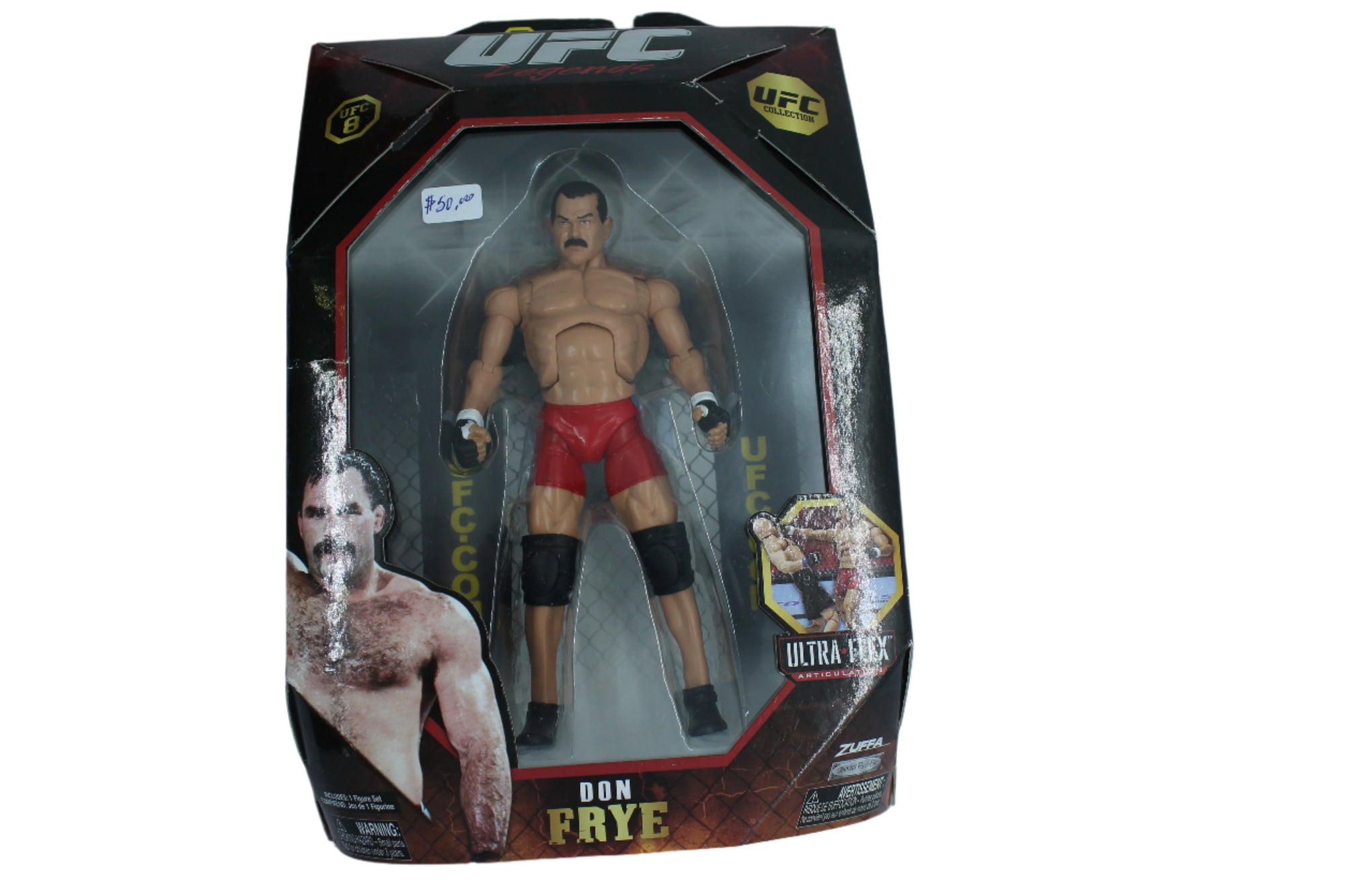 Don Frye UFC Legends Action Figure Jakks Pacific Series 4 Ultra Flex Zuffa USA