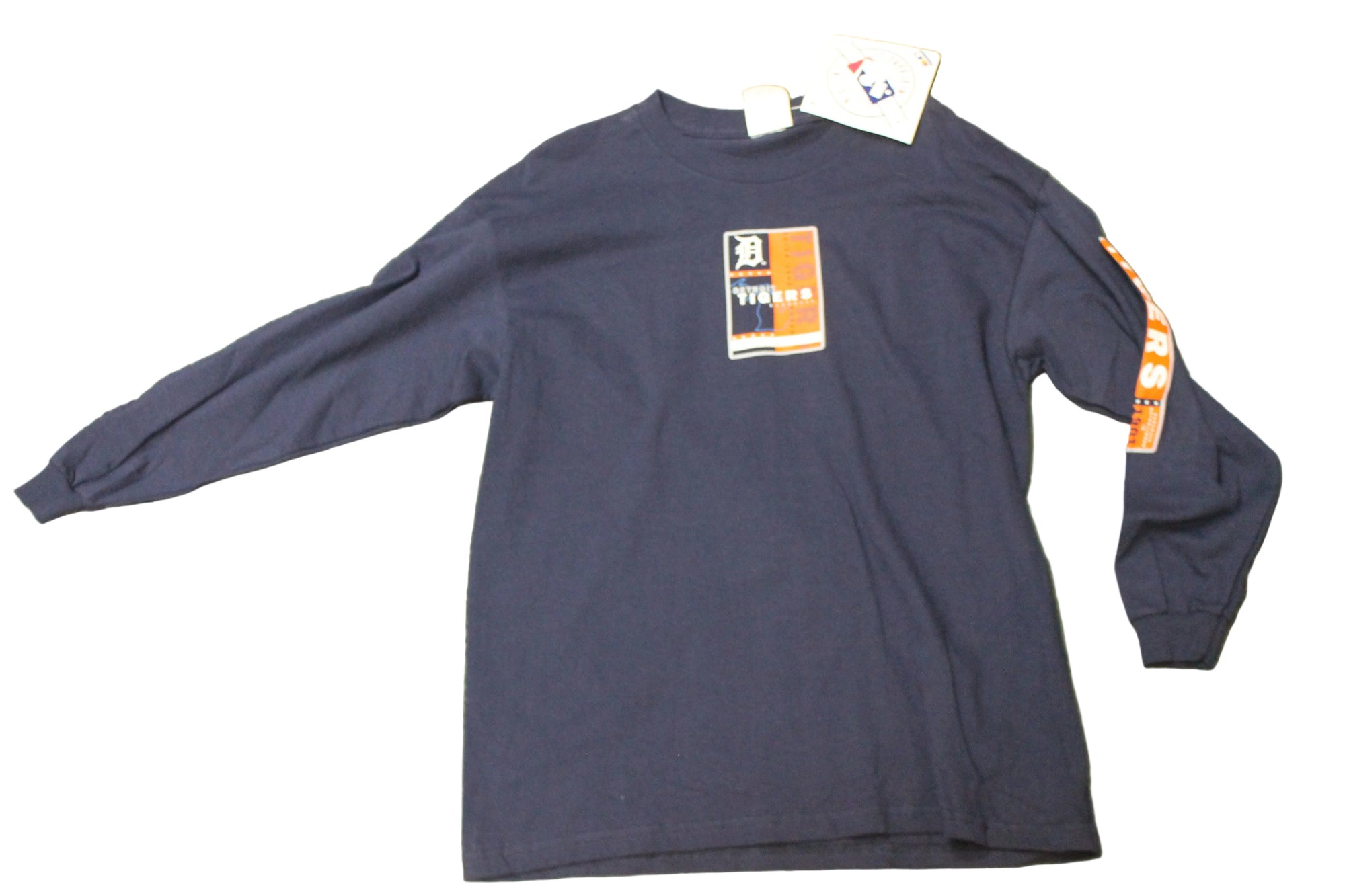 MLB Detroit Tigers Youth Long Sleeve Majestic Map Tee