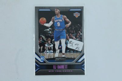 RJ Barrett 2019-20 Panini Chronicles Pink Playbook Rookie Card