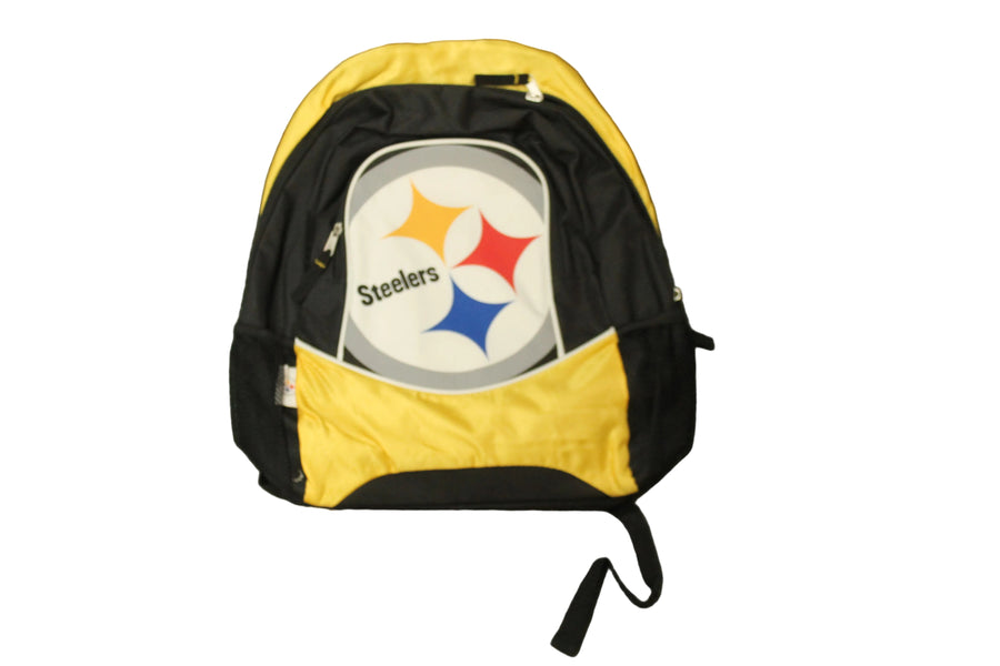 Pittsburgh Steelers Backpack - Black, White & Yellow
