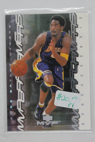 Kobe Bryant 2000-01 Upper Deck MVP - MVPerformers #P1