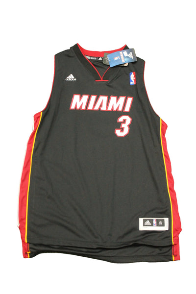 NBA Miami Heat Dwayne Wade #3 Adidas Swingman Youth Jersey - Youth XL