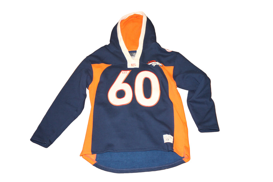 NFL Denver Broncos Old Time Football Lacer Hoodie