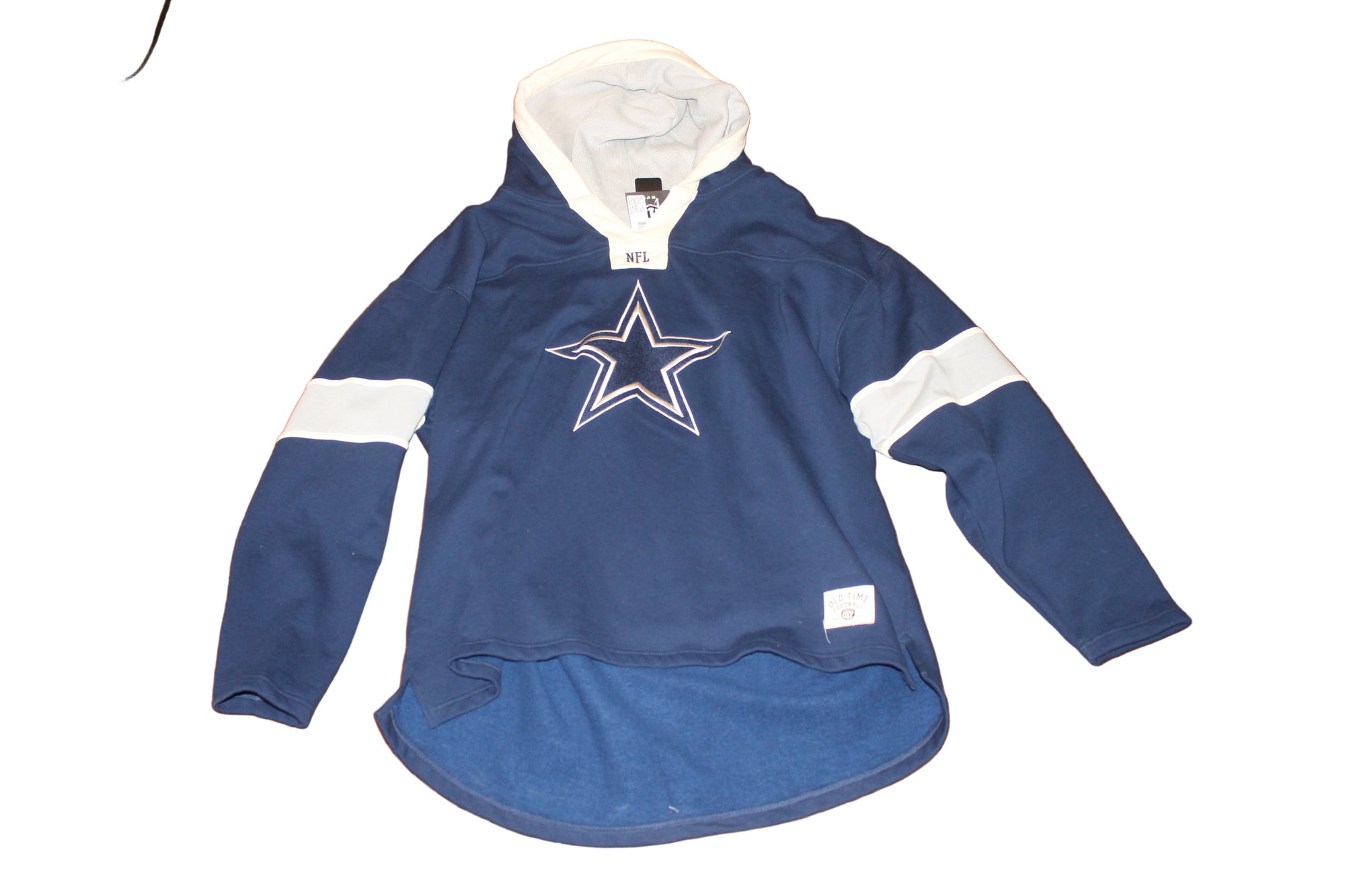 NFL Dallas Cowboys Old Time Football Lacer Hoodie