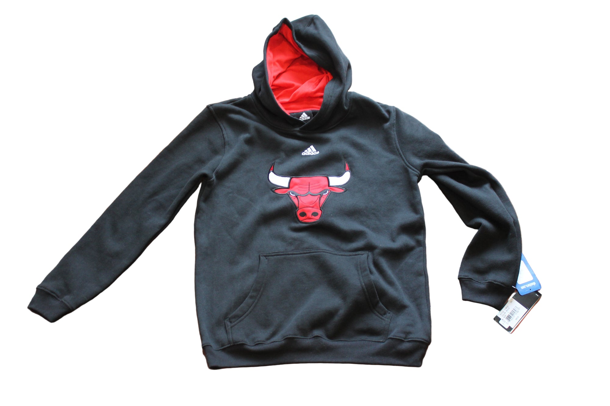 NBA Chicago Bulls adidas Youth Performance Logo Hoodie (black)