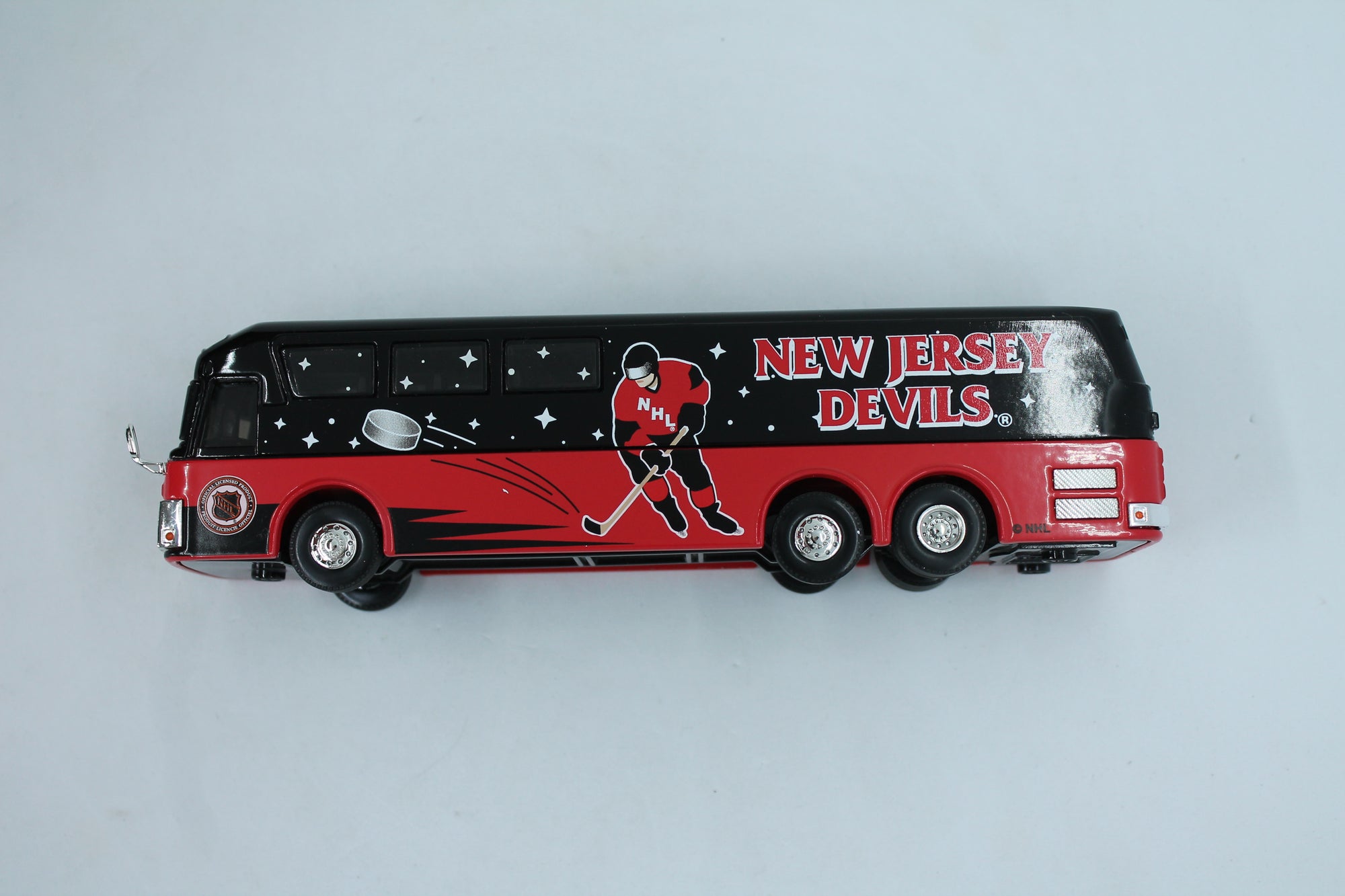NHL s 1:64 Scale New Jersey Devils Collector Tour Bus - No Box