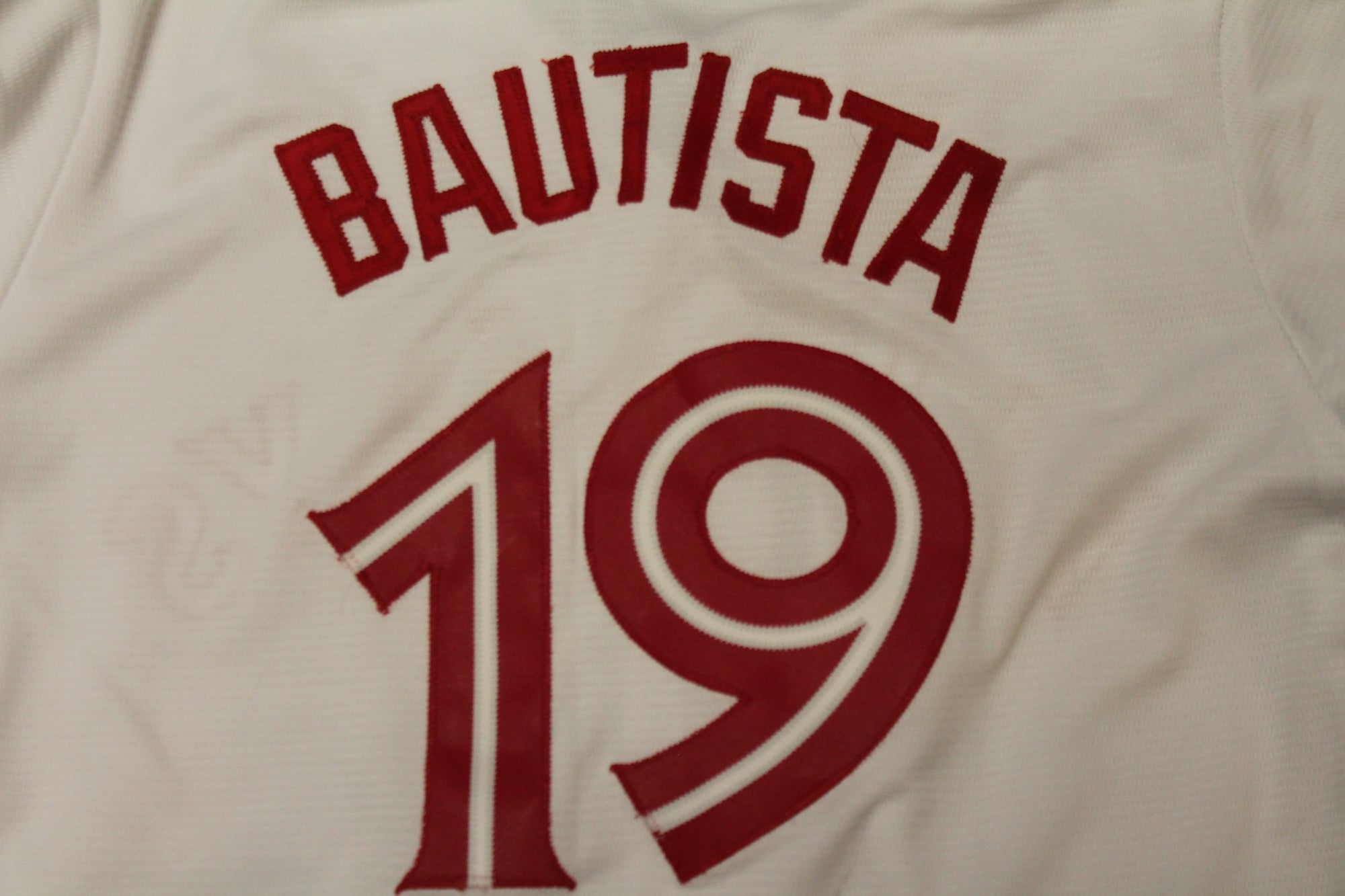 MLB Toronto Blue Jays Women's Majestic Bautista "Canada Day" Jersey #19