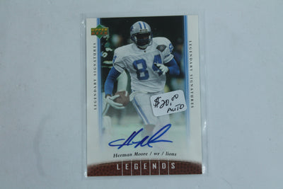 2006 UD Legends - [Base] - Legendary Signatures #24 Herman Moore