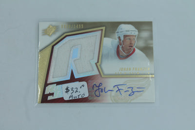 2005-06 SPx - [Base] #176 Rookie Jersey - Johan Franzen #0808/1,499