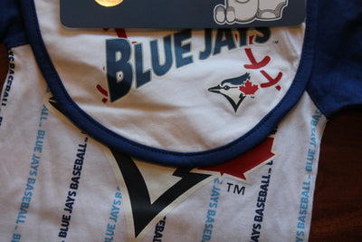 MLB Toronto Blue Jays Baby 3pc Creeper Set
