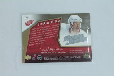 2005-06 SPx - [Base] #176 Rookie Jersey - Johan Franzen #0808/1,499