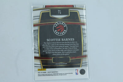 Scottie Barnes 2021-22 Panini Select Blue Concourse Rookie Card