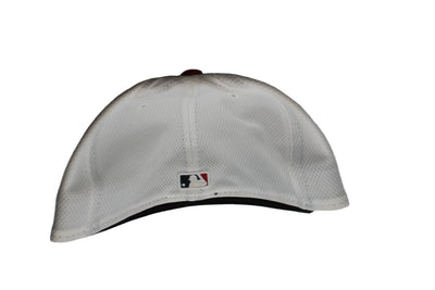 MLB Toronto Blue Jays New Era 59Fifty Size 7 1/2 Fitted Hat (Red, White & Silver)