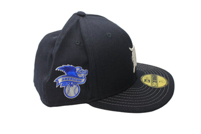 MLB Detroit Tigers New Era 59Fifty Chromafitted Navy/Silver Fitted Hat