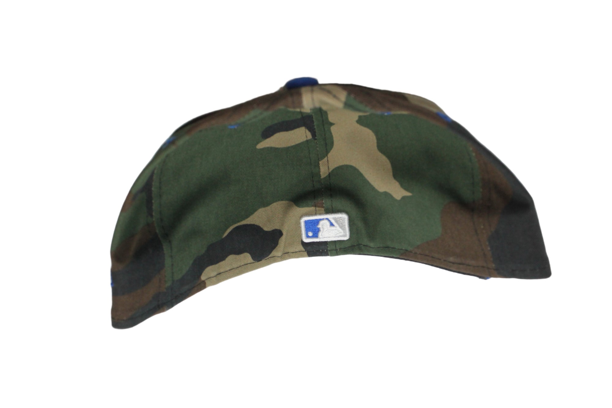 MLB Toronto Blue Jays New Era 59Fifty Size 7 5/8 Camo Fitted Hat (Camo & Blue)