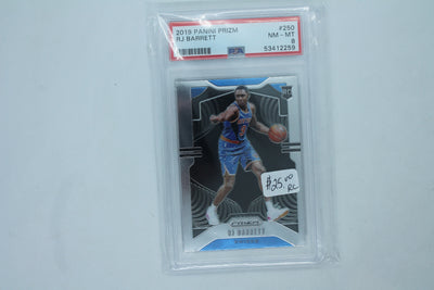 RJ Barrett  2019-20 Panini Prizm - Graded Rookie Card PSA 8