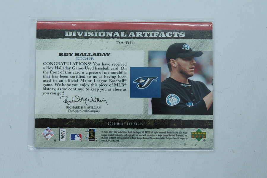 Roy Halladay 2007 Upper Deck Artifacts - Divisional Artifacts #DA-RH Jersey Card #119/130