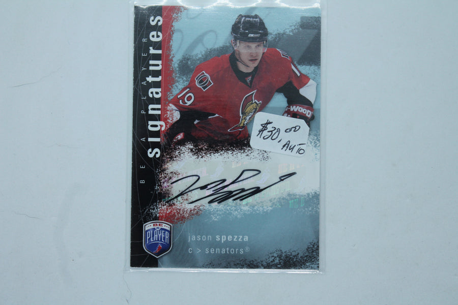 Jason Spezza 2007-08 Upper Deck Be a Player - Signatures #S-SP Autographed Card