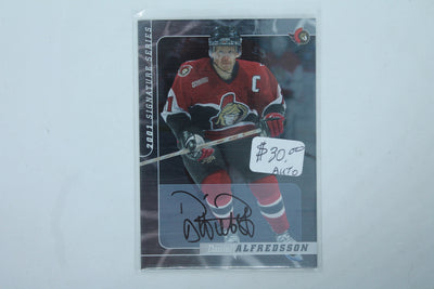 Daniel Alfredsson 2000-01 In the Game Be A Player Signature Series - Autographs #196