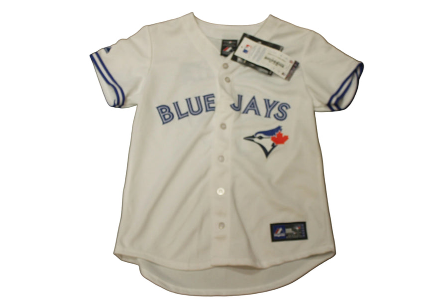MLB Toronto Blue Jays Women's Majestic Bautista White Jersey #19 - Small