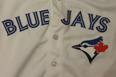 MLB Toronto Blue Jays Women's Majestic Bautista White Jersey #19 - Small