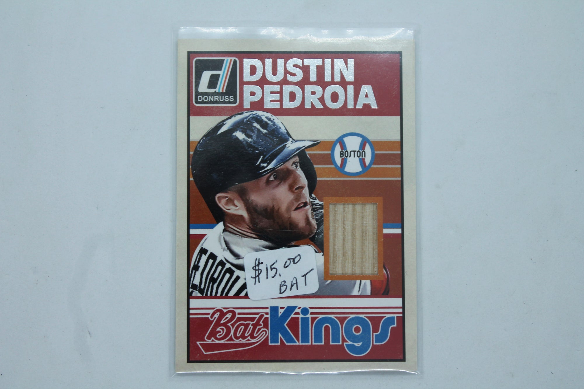 MLB Dustin Pedroia  2014 Panini Donruss - Bat Kings #41 Bat Card