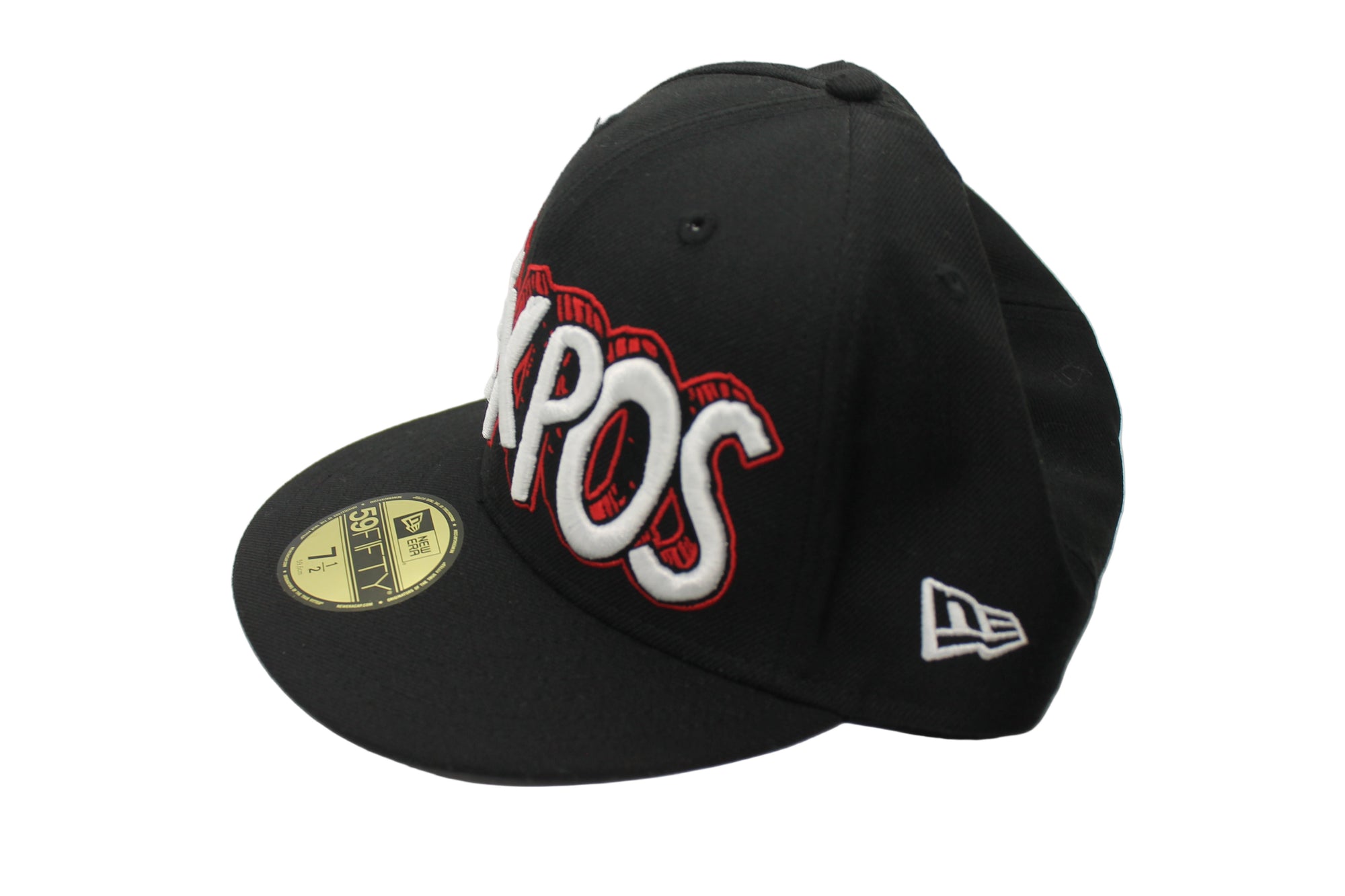 MLB Montreal Expos New Era Ice Black 59Fifty Fitted Hat